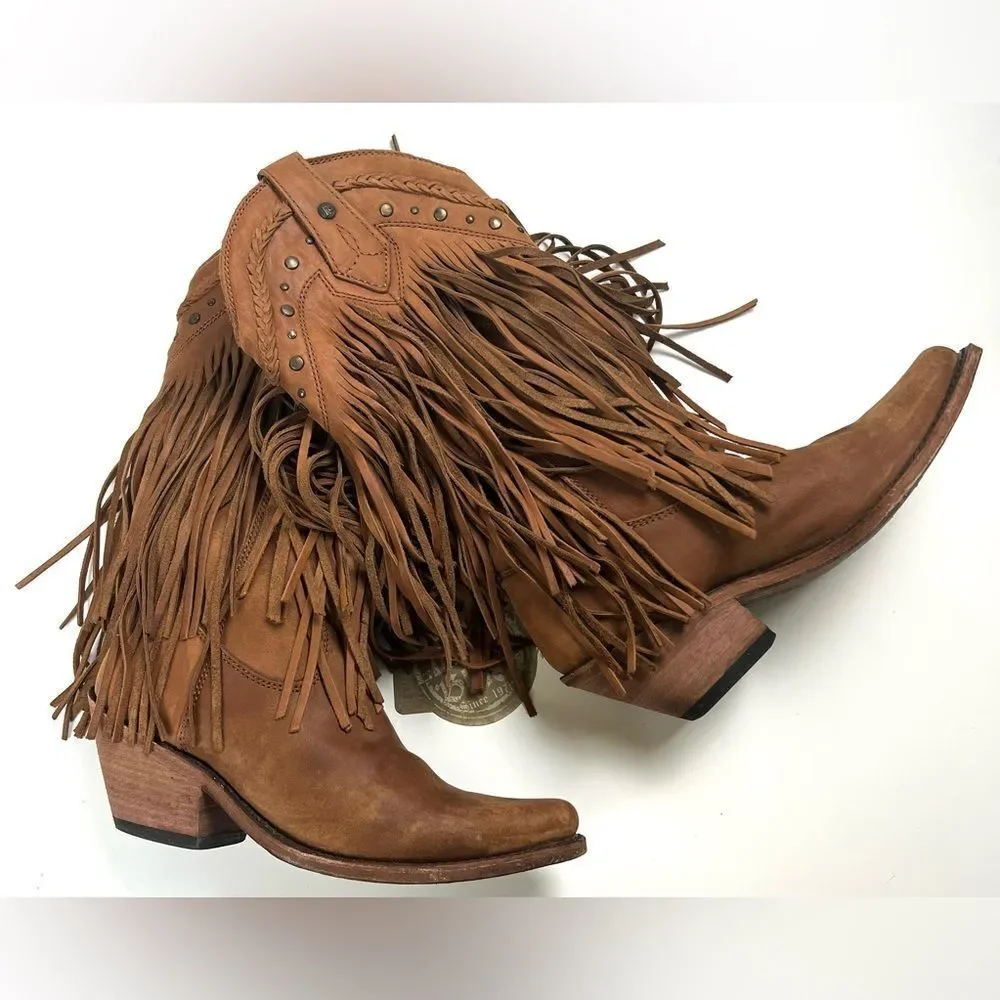 Liberty Black Vegas Fringe Faggie Boots LB71124 - Picture 5 of 14